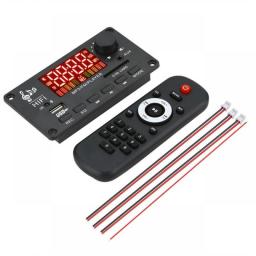 50*2W 100W Amplifier 22V 12V MP3 Decoder Board Bluetooth 5.0 Car Music Player USB Recording FM AUX Radio For Speaker