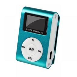 Colors Hifi Mini USB Clip MP3 Player LCD Screen Support 32GB Micro SD TF Card CardSlick Stylish Design Sport Compact Hot #BL5