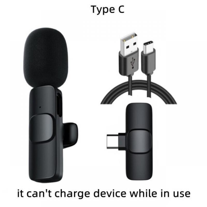 Mini Wireless Lavalier Microphone Audio Video Recording Lapel Microfone 3.5mm Mini Mic for iPhone Android Live Broadcast Mic