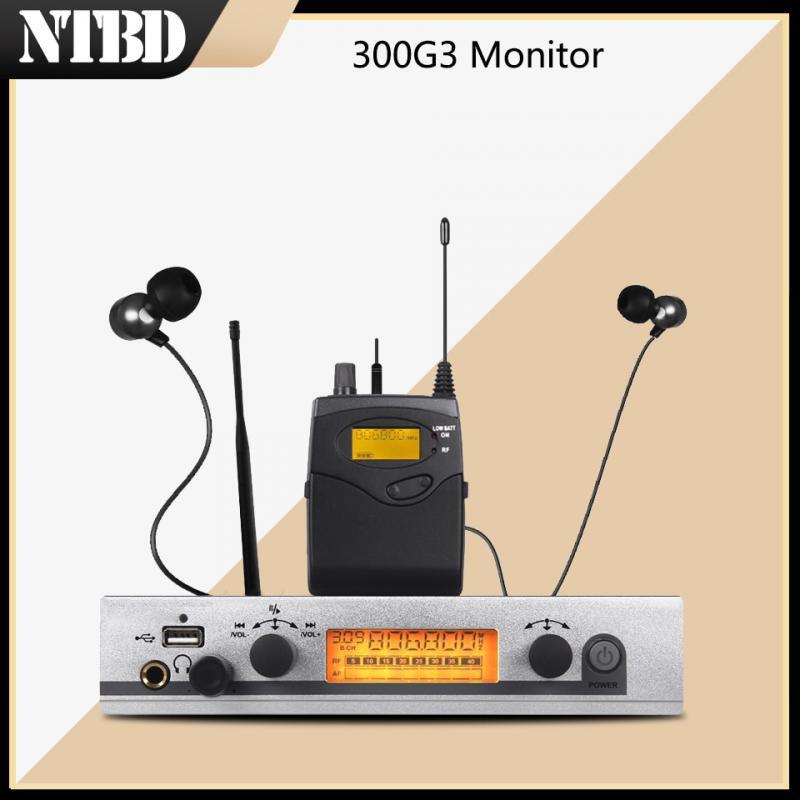 NTBD In Ear Monitor Wireless System EW300G3 IEM Single Transmitter Monitoring Professional for Stage Performance