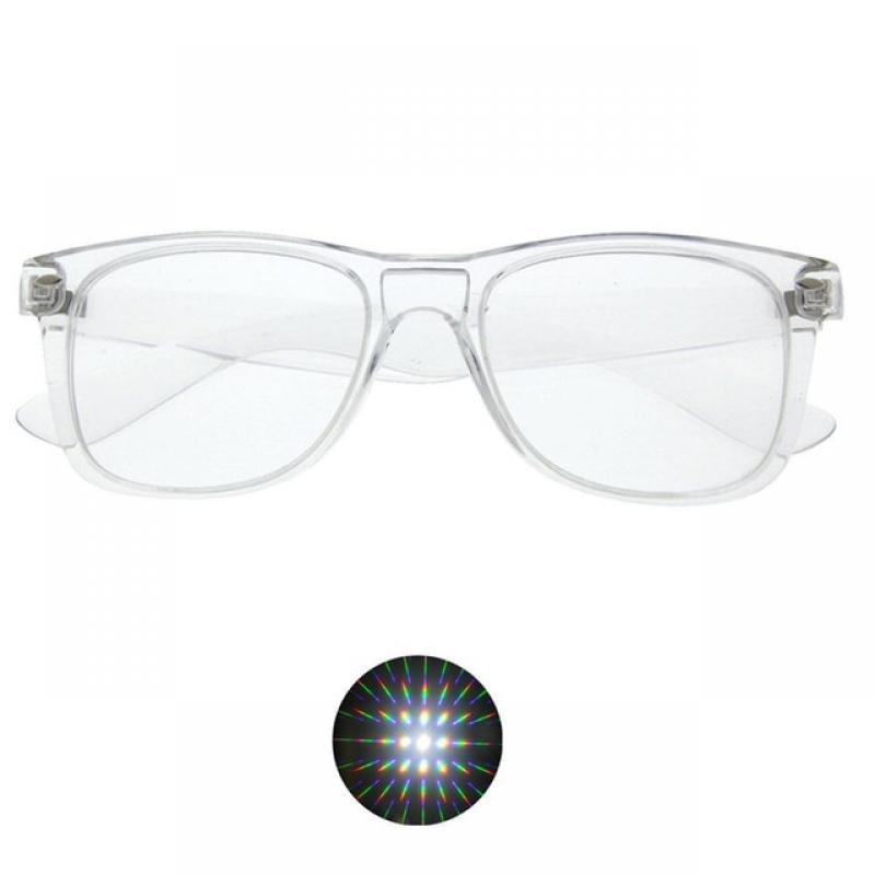 Ultimate Diffraction Glasses-3D Prism Effect EDM Rainbow Style Rave Frieworks Starburst Glasses for Festivals