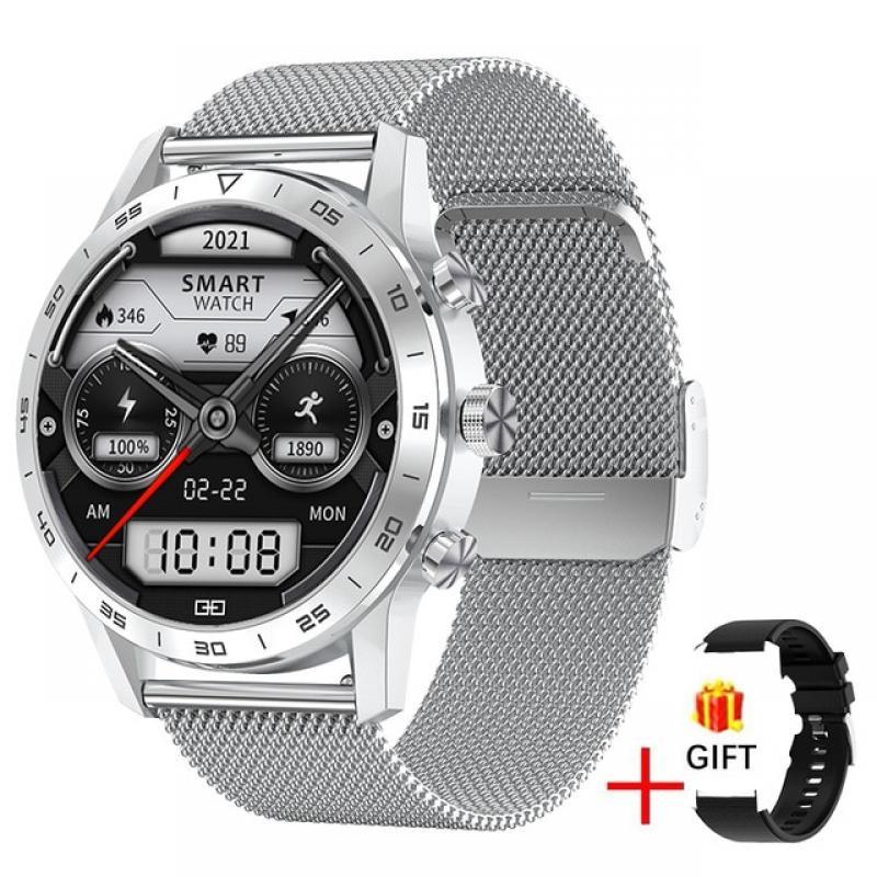 LIGE New Bluetooth Call Smart Watch Men HD Full Touch Sports Fitness Bracelet Waterproof Luxury Men SmartWatch For IOS Android