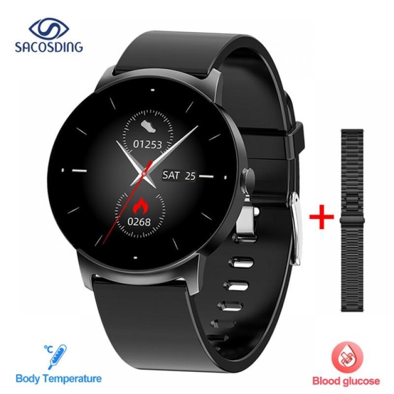 2023NEW NFC Smart Watch Blood Glucose Heart Rate Blood pressure Blood Oxygen Health Monitoring Smartwatch Waterproof Watches Men