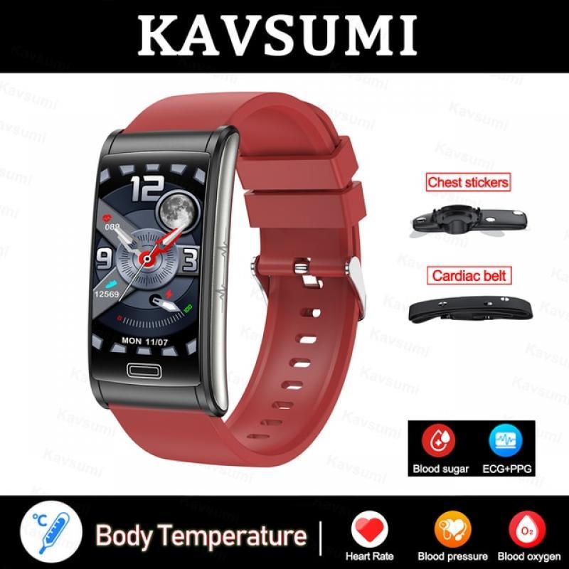 2023 Non-Invasive Blood Glucose Smart Bracelet IP68 Water Proof Watch ECG+PTT Blood Pressure Heart Rate Health Smart Bracelet