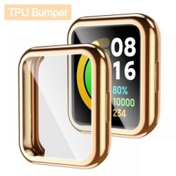Tempered Glass Case Cover For Redmi Watch 2 2lite 3 Band Pro Full Coverage Case For Xiaomi Mi Watch Lite/Lite 2 Screen Protector