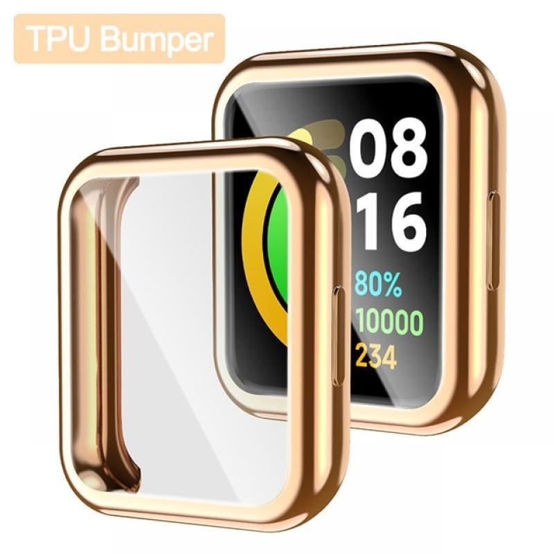 Tempered glass Case Cover For Redmi Watch 2 2lite 3 band pro Full Coverage Case For Xiaomi Mi Watch Lite/Lite 2 screen Protector