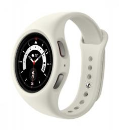 Fashion Sport Band For Samsung Galaxy Watch Active 5 Pro45mm Soft Silicone Bumper Protective Case With Strap Bands For Women Men