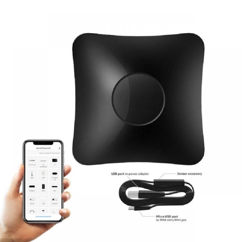 BroadLink RM4 Pro Version Wireless Universal Remote Hub with HTS2 Temp and Humidity Sensor Smart Home Solution