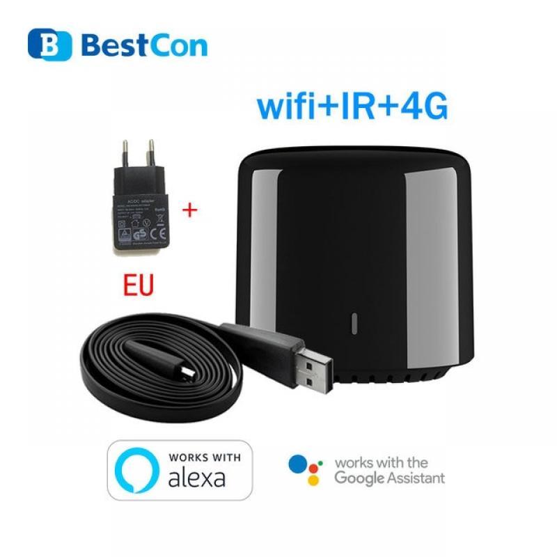 Broadlink Bestcon RM4C mini Universal Wifi IR Mini Remote Control Compatible Alexa Google Assistant For AC