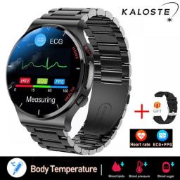 2023 New Smartwatch Blood Sugar Blood Lipids Blood Pressure Body Temperature Health Monitoring Smart Watch For Men Women Clock