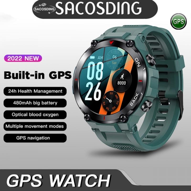 2023 New Watch Men GPS Outdoor military Smart Watch Men Waterproof Watches Sport Fitness Smartwatch Men For xiaomi realme huawei