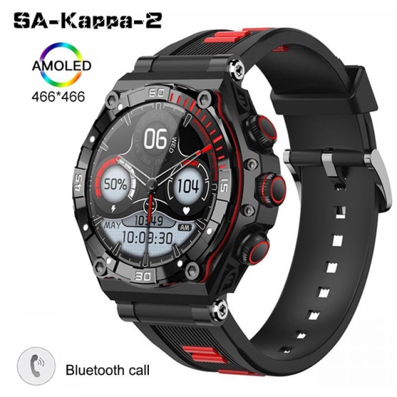 2023 New AMOLED Men's Smart Watch 1.43 inch Large Screen Sport Watch Men Big Battery 700mAh Bluetooth Call Smartwatch Men Clock
