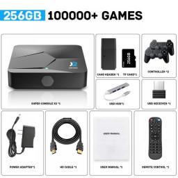 Kinhank Super Console X2 Has Emuelec4.5/Android 9.0 Dual System With 100000+ Classic Retro Games And 70+ Emulators  4K UHD BT5.0