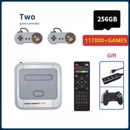 Retro Super Console X PRO TV Video Game Console For PSP/PS1/MD/N64 WiFi Support HD Out Built-in 60 Emulators With 117000+Games