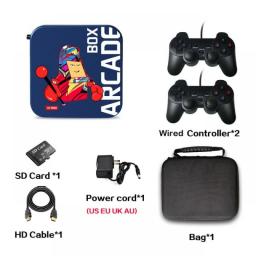 Arcade Box Game Console For PS1/DC/N64 64GB Classic Retro 33000+ Games Super Console 4K HD Display On TV Projector Monitor