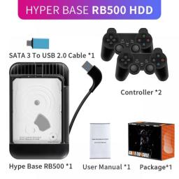 Retrobat System Portable External Hard Drive With 63000 Retro Games For PS1/PS2/MAME/3DO/N64/DC Game HDD For Laptop/PC/Windows