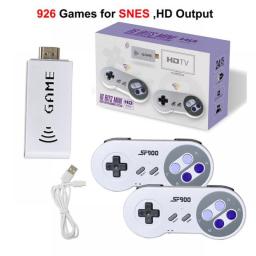 SF900 Retro Video Game Console HD Game Stick With 1500 Games For SNES Wireless Controller 16 Bit Consolas De Videojuegos For NES