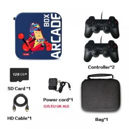 Arcade Box Video Game Console 256G Built-in 50000+ Games Super Console 4K HD TV Game Box For PS1/N64/DC Classic Retro Game