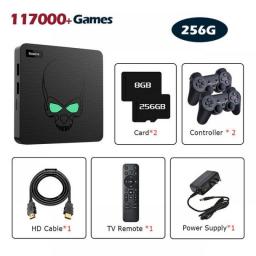 Beelink Super Console X King Retro Video Game Consoles WiFi 6 TV BOX For PSP/PS1/SS/DC Android 9 Amlogic S922X With 117000 Games