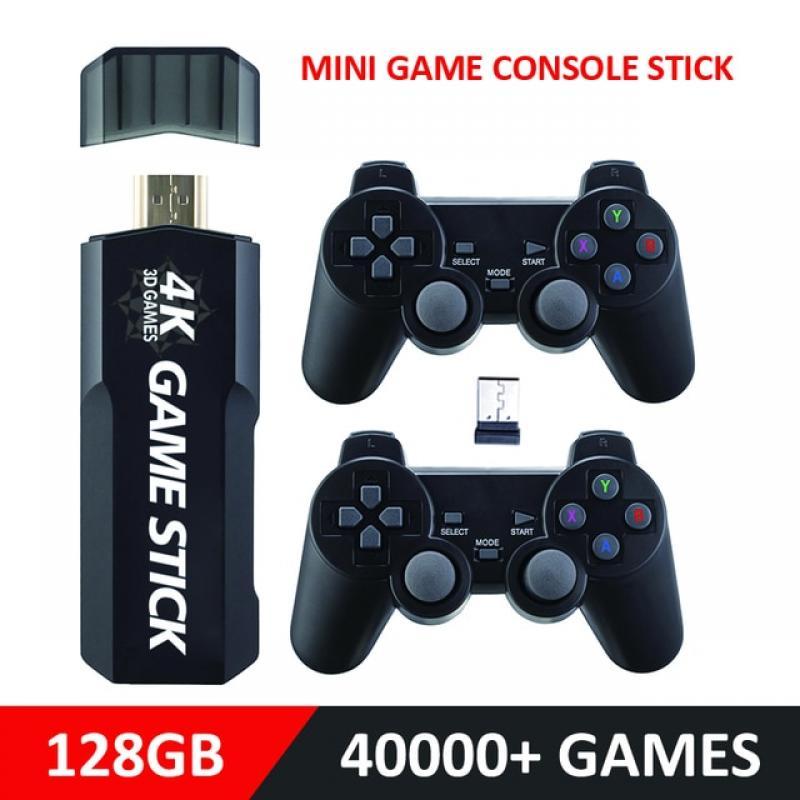 4K  Video Game Console for N64/ PS1/PSP/SEGA/SNES/MAME Retro TV Game Console 128GB 40000+ Games 3D Video Game Stick X2 GD10