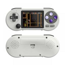 DATA FROG SF2000 3 Inch IPS Handheld Game Console Player Mini Portable Built-in 6000 Games Retro Games Support AV Output