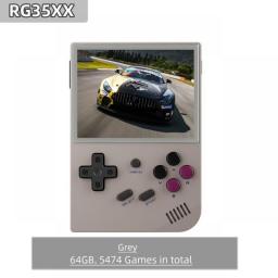 Retro Handheld Game RG35XX Console Linux System 3.5 Inch IPS Screen Cortex-A9 Portable Pocket Video Player 64GB Games Boy Gift