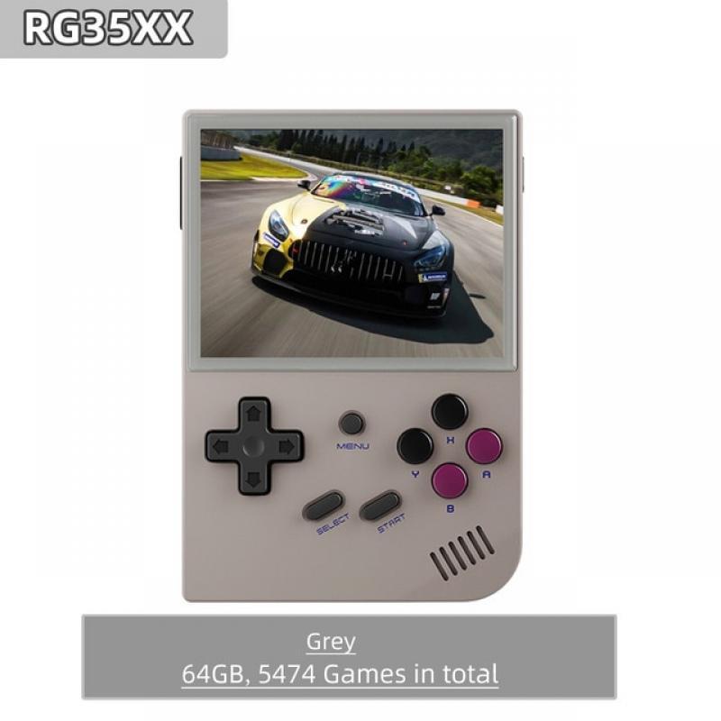 Retro Handheld Game RG35XX Console Linux System 3.5 Inch IPS Screen Cortex-A9 Portable Pocket Video Player 64GB Games Boy Gift