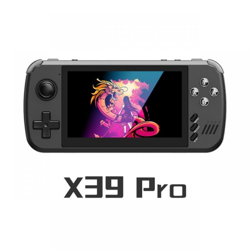 POWKIDDY X39pro 4.3 Inch IPS Screen Handheld Video Game Console X39 Retro Game PS1 Support Wired Controllers Children's gifts