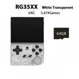 Anbernic RG35XX 64GB 128GB 3.5Inch IPS Screen Retro Handheld Video Game Console Linux System Simulators Portable Game Console