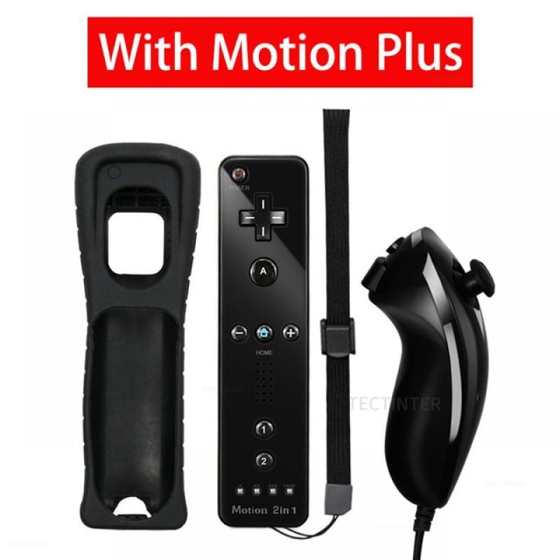 Remote Compatible Nintendo Wii Console Wireless Gamepad Controller Nunchuck Remote Control Joystick Joypad Optional Motion Plus