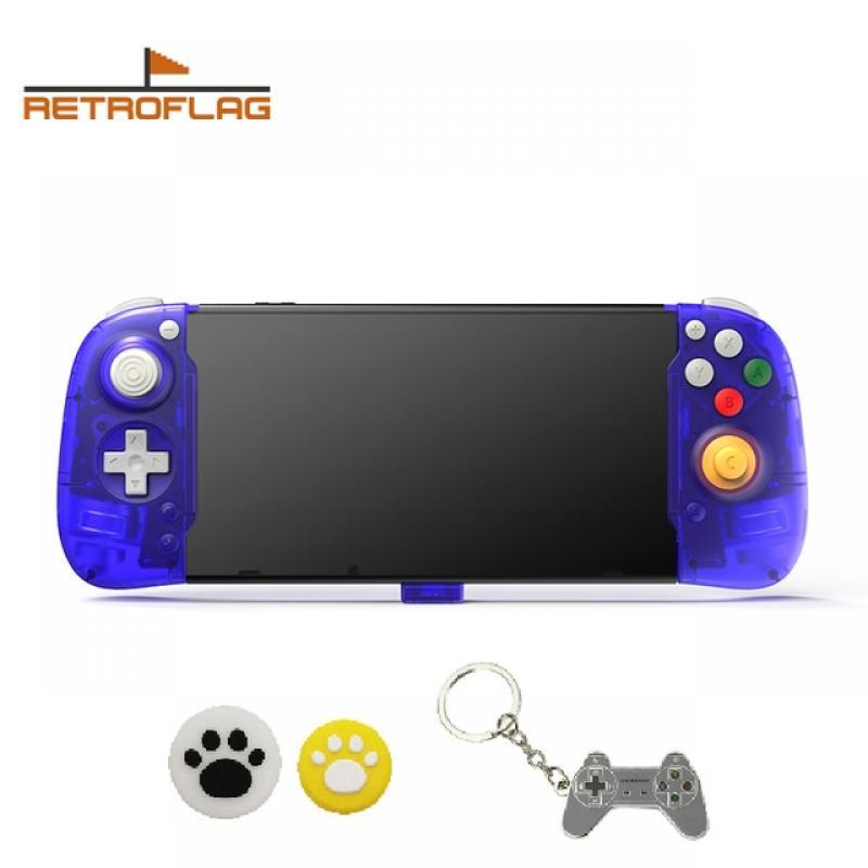 Retroflag in-line Handle For Nintendo Switch Oled With Vibrating Gyroscope Repeating Function Hall Rocker Never Drift Controller