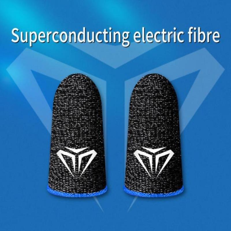 New 1Pair Gaming Finger Sleeve Breathable Fingertips For PUBG Mobile Games