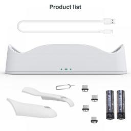 VR Charging Station Charger For Oculus Quest 2/Meta 2 Accessories Dock Supports LED Indicator/Magnetic Headset Touch Controller