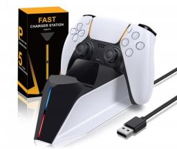 Charger For Sony PlayStation5 Wireless Controller Type-C USB Dual Fast Charging Cradle Dock Station For PS5 Joystick Gamepads