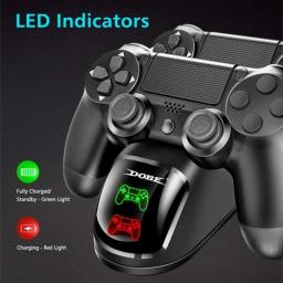 Dual USB Handle Fast Charging Dock Station Stand Charger For PS4/PS4 Slim/PS4 Pro Game Controller Gamepad Joystick Dock Mount