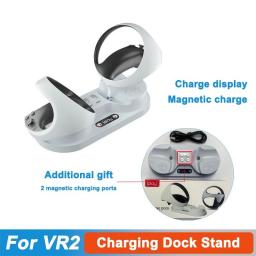 For PS VR2 Handle Charger Station Professional Game Controller Charging Dock Stand Type-C Interface Portable Accessories
