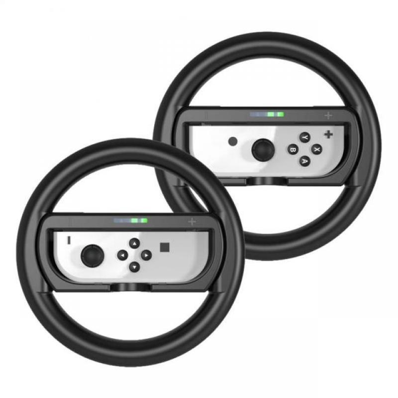 Two-in-one Universal Grip Game Console Wheel Left And Right Handles 2pcs Game Steering Wheel Grips Waterproof Detachable Mini