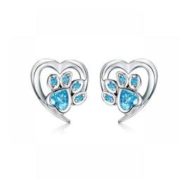 Hot Selling 100Percent 925 Sterling Silver Cute Dazzling Mouse Animal Stud Earrings For Women Girl Authentic Original Jewelry Gift