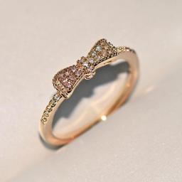 14k Gold Jewelry Real Gold Full Crystal Wedding Female Diamond Rings For Women Eternity Geometric Ring Sterling Silver Jewelry