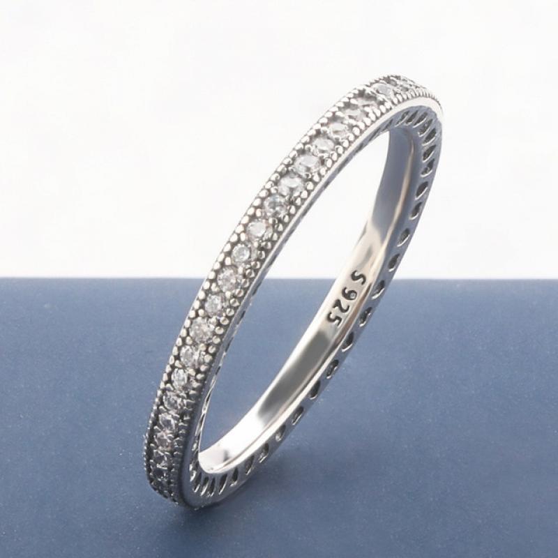Big Promotion!! Solid S925 Silver Anillos De FL Diamond Jewelry Ring for Women 100% 925 Sterling Silver Topaz Gemstone Rings box