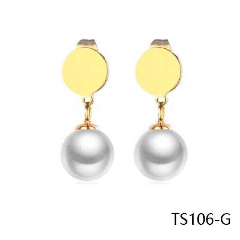 Round Beads Design Earring Studs Elegant Fashion Women Jewelry Girl Gifts Nice TS106
