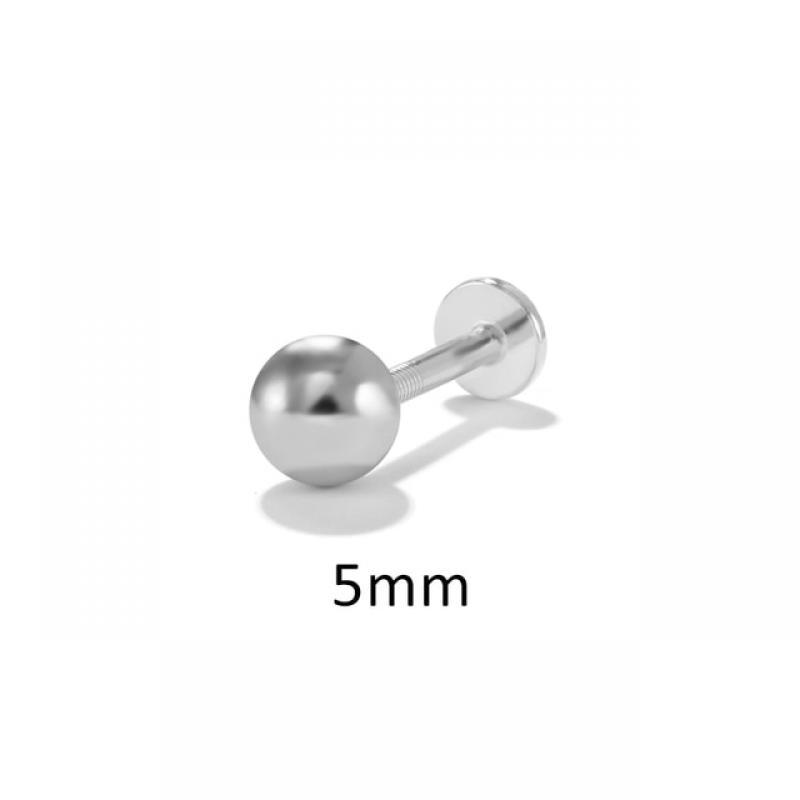 CANNER 1PC Multi Size White Zircon Blue Eye Earring For Women 925 Sterling Silver Piercing Stud Earring Pendiente Plata Jewelry