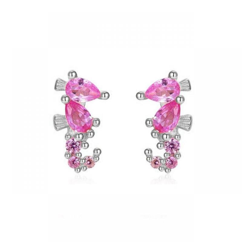 CRMYA Gold Filled Earrings Set for Women Color Enamel and CZ Zircon Hoop Stud Smile Dangle Earrings 2022 Party Jewelry Wholesale