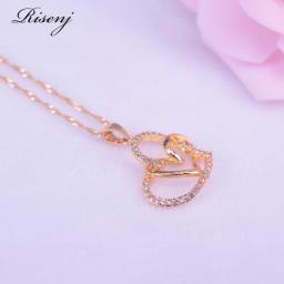 Dubai Hot Sale Heart In Heart Square Gold Color Jewelry Drop Earrings Necklace Set For Women Wedding/engagement/anniversary Gift