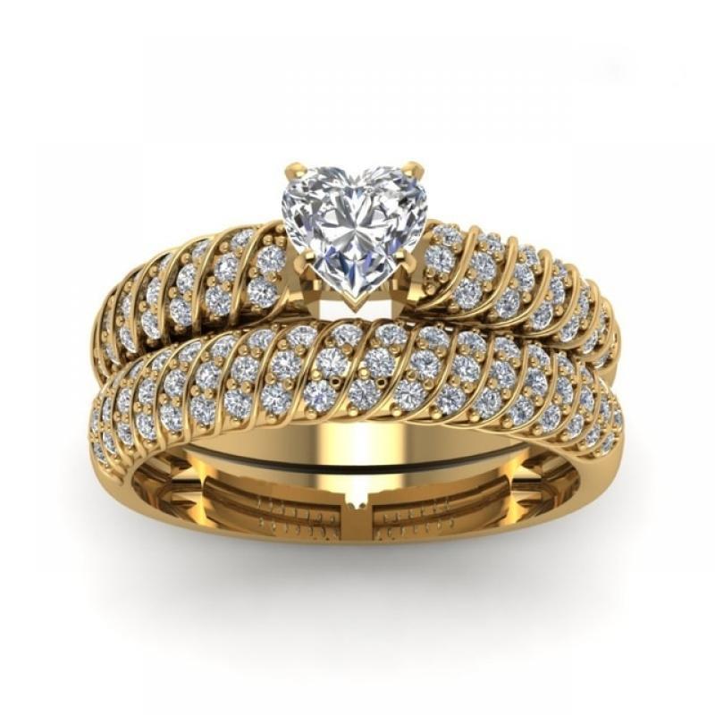 Fashion Women Jewelry Ring Elegant Crystal Rhinestones Ring For Women Accessories Bride Wedding Party Ring Gift