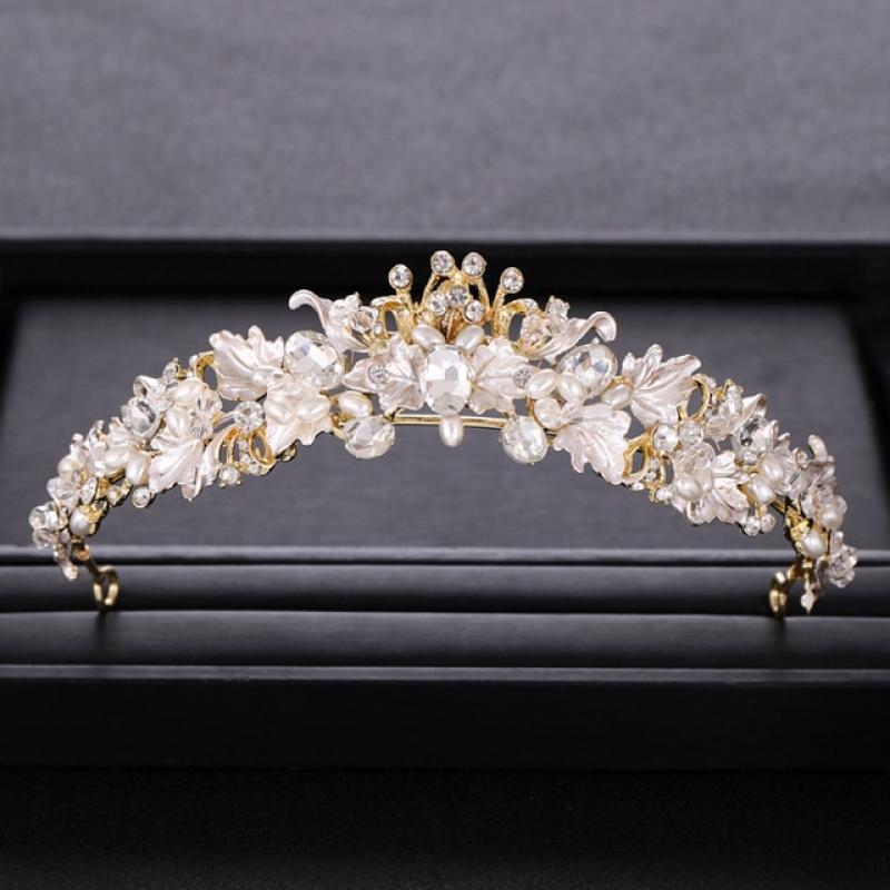 Wedding Crown Hair Jewelry Bridal  Hair Accessories Women Baroque Crown Rhinestones Crystal Tiaras Bride Queen Party Crowns Gift