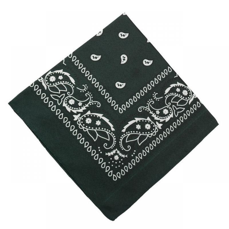 Fashion Bohemian Print Bandana Hair Bands for Women Girls Turban Headband Unisex Square Scarf Handkerchief Hair Accessories
