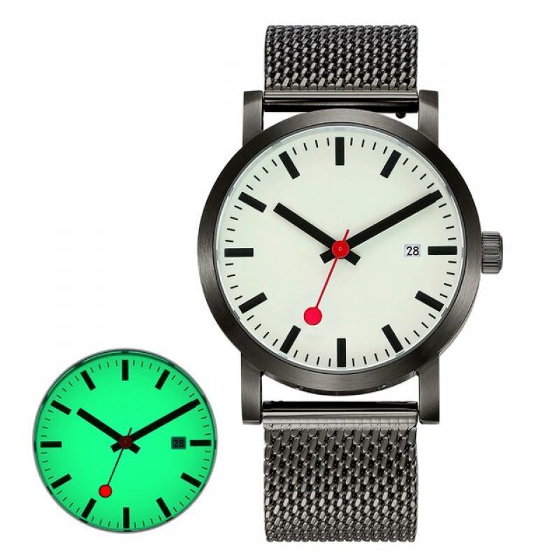 BERNY Watch for Men Automatic Self-Wind Gold Watch Luxury Brand Super Luminous Mechanical Swiss Railroad Wristwatch Men 5ATM