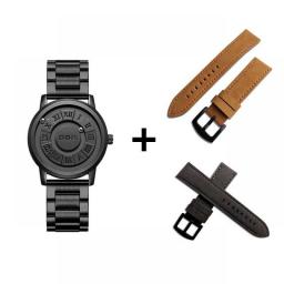 DOM Trend Concept New Personality Men's Watch Creative Scrolling Pointer Magnetic Force Fashion Watch For Men Waterproof