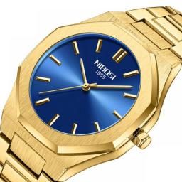 NIBOSI Top Brand Luxury Mens Watches Waterproof Simple Clock Male Sports Watch Men Quartz Casual Wrist Watch Relogio Masculino
